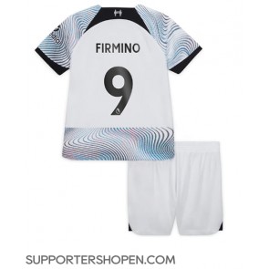 Liverpool Roberto Firmino #9 Bortatröja Barn 2022-23 Kortärmad (+ korta byxor)